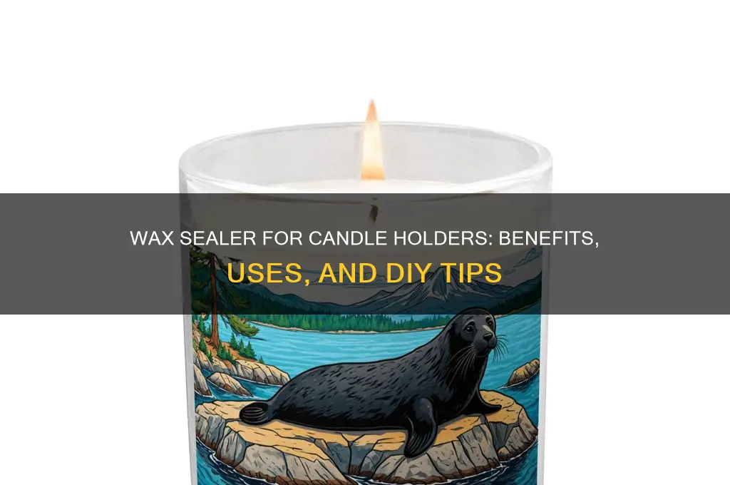does wax sealer candle holder