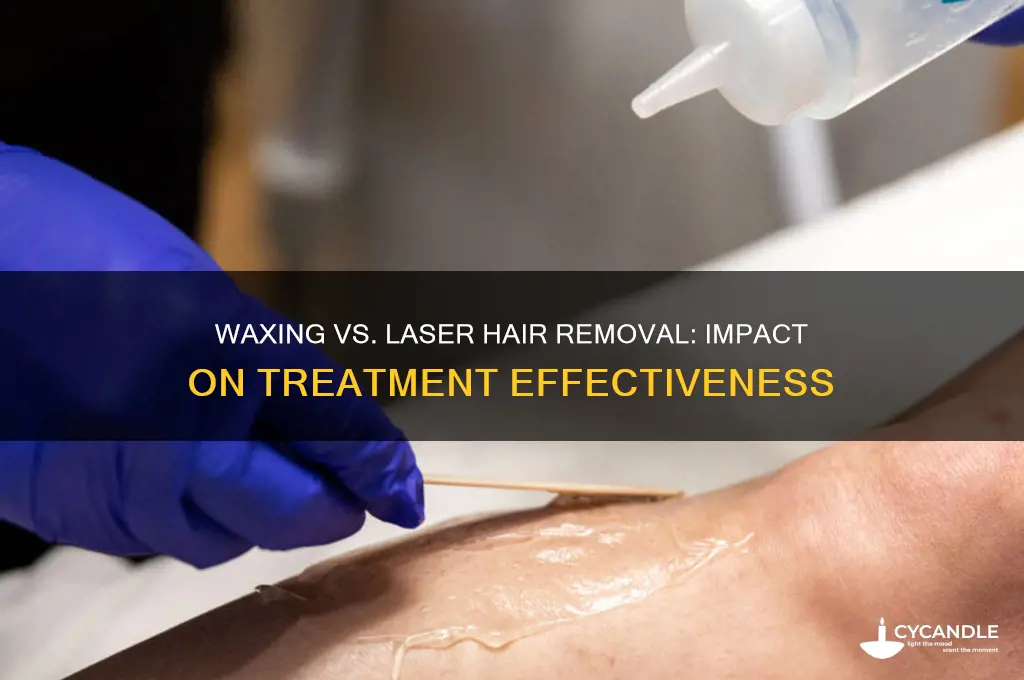 does waxing affect laser hair removal