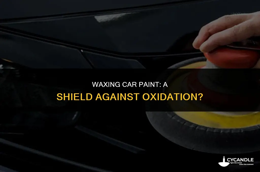 does waxing car paint stop oxidation