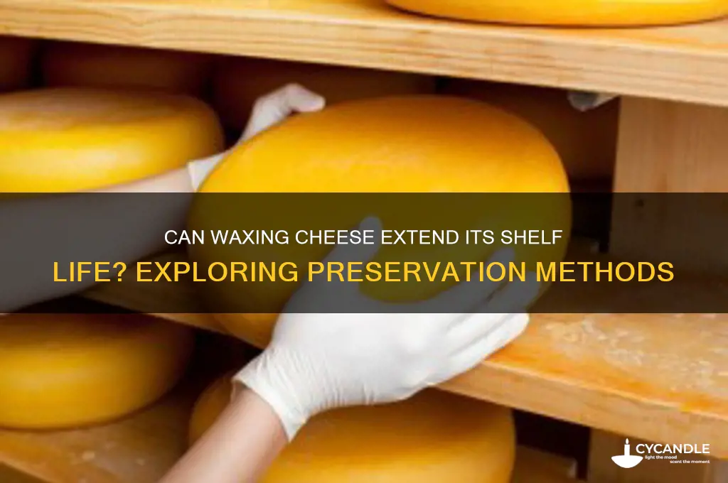 does waxing cheese make it shelf stable
