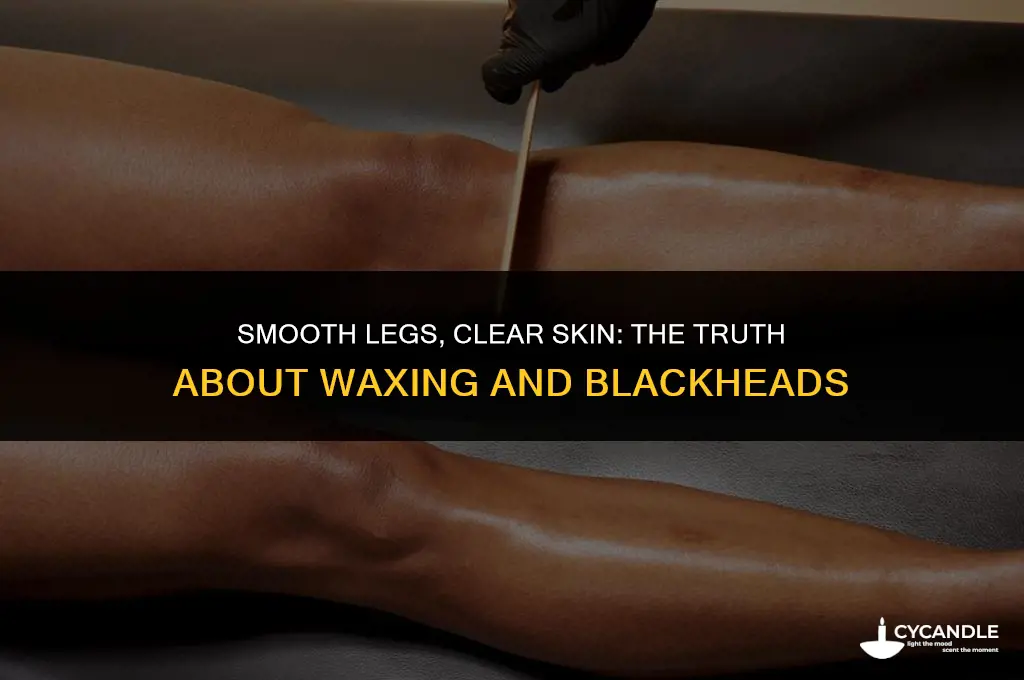 does waxing get rid of black dots on legs