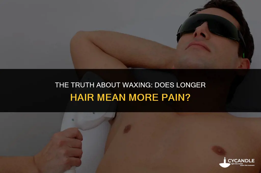 does waxing hurt more with longer hair