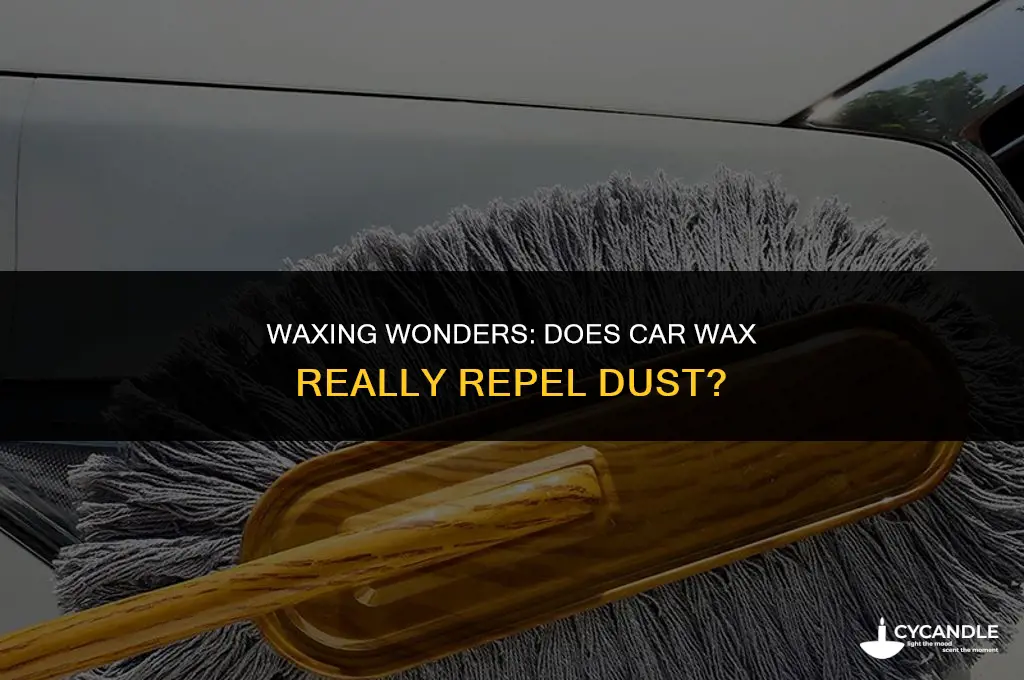 does waxing keep dust out of car