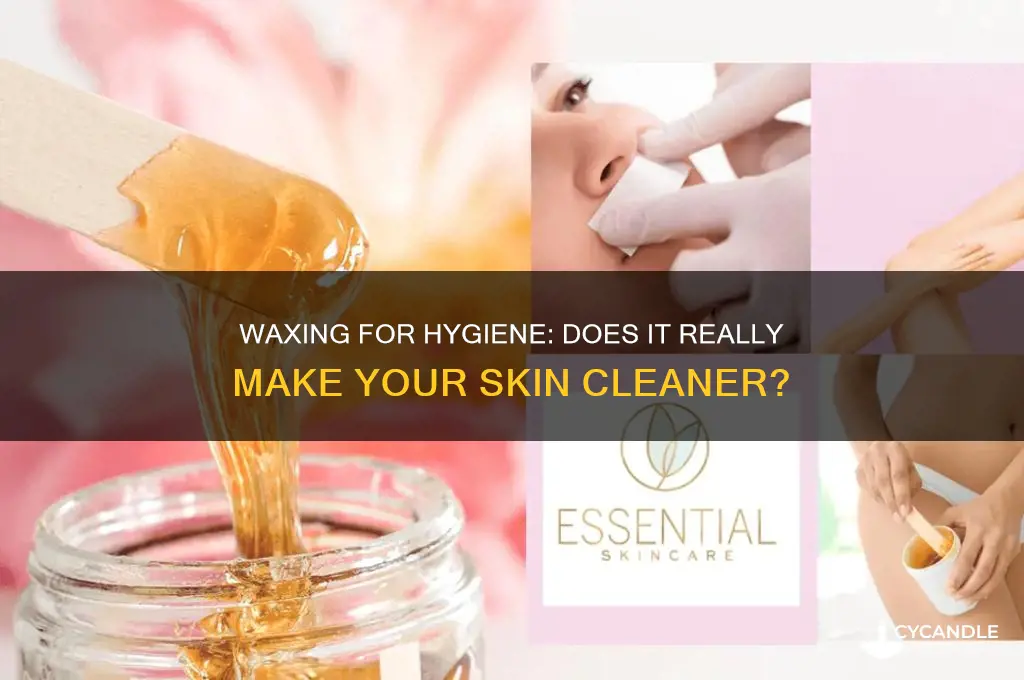 does waxing make area cleaner
