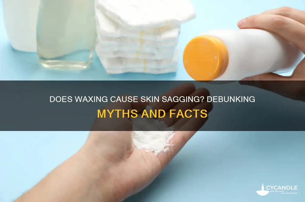 does waxing make skin saggy