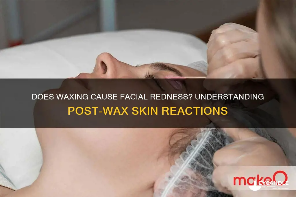 does waxing make your face red
