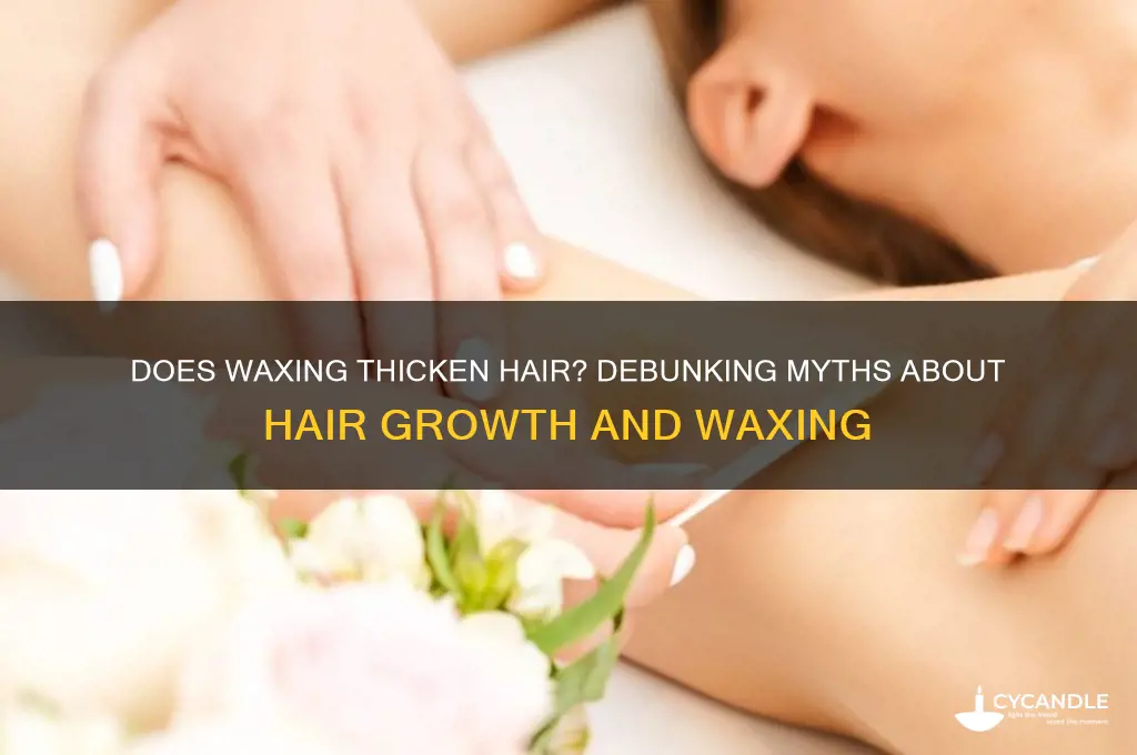 does waxing make your hair bigger