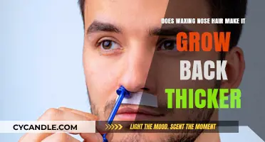 Does Waxing Nose Hair Make It Grow Back Thicker?