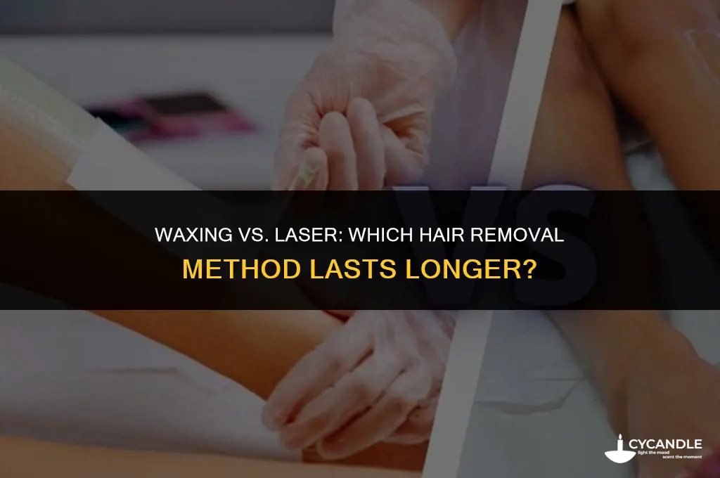 does waxing or laser last longer