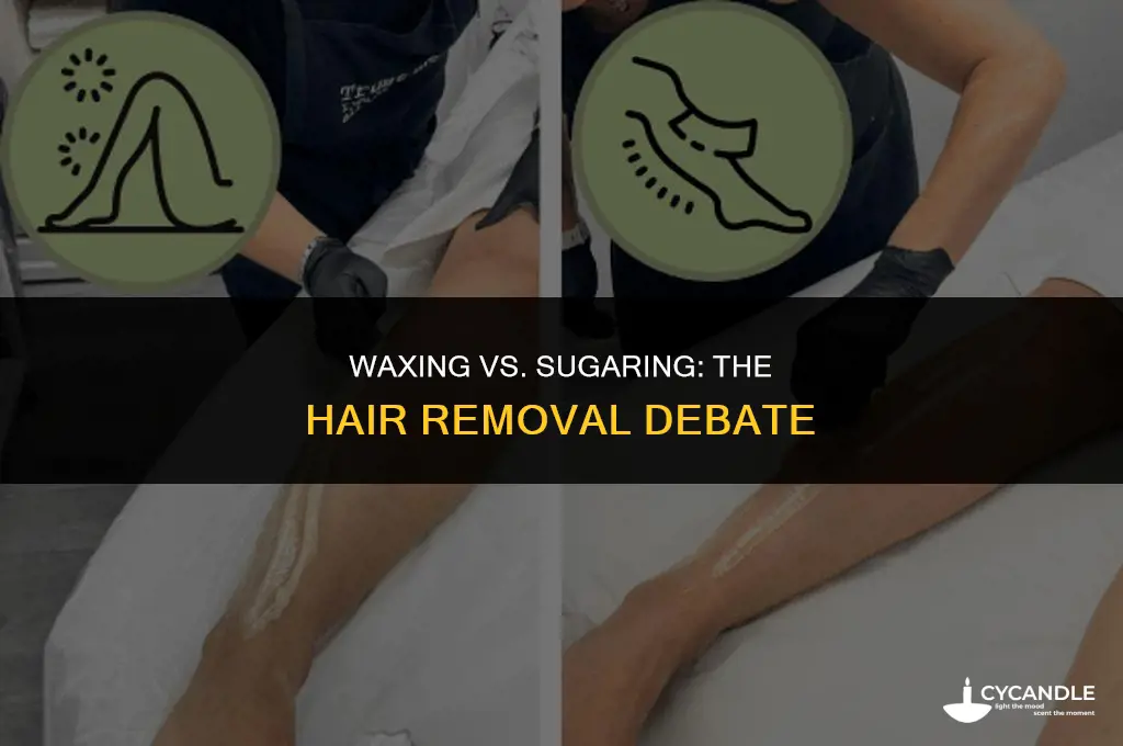 does waxing or sugaring get more hair