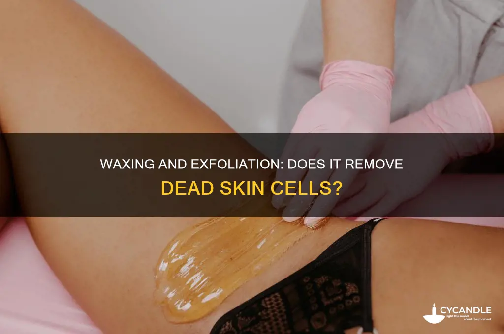 does waxing remove dead skin cells