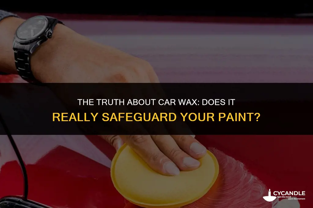 does waxing your car really protect the paint