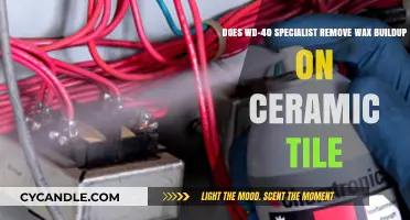 WD-40 Specialist: Effective Solution for Wax Buildup on Ceramic Tile?