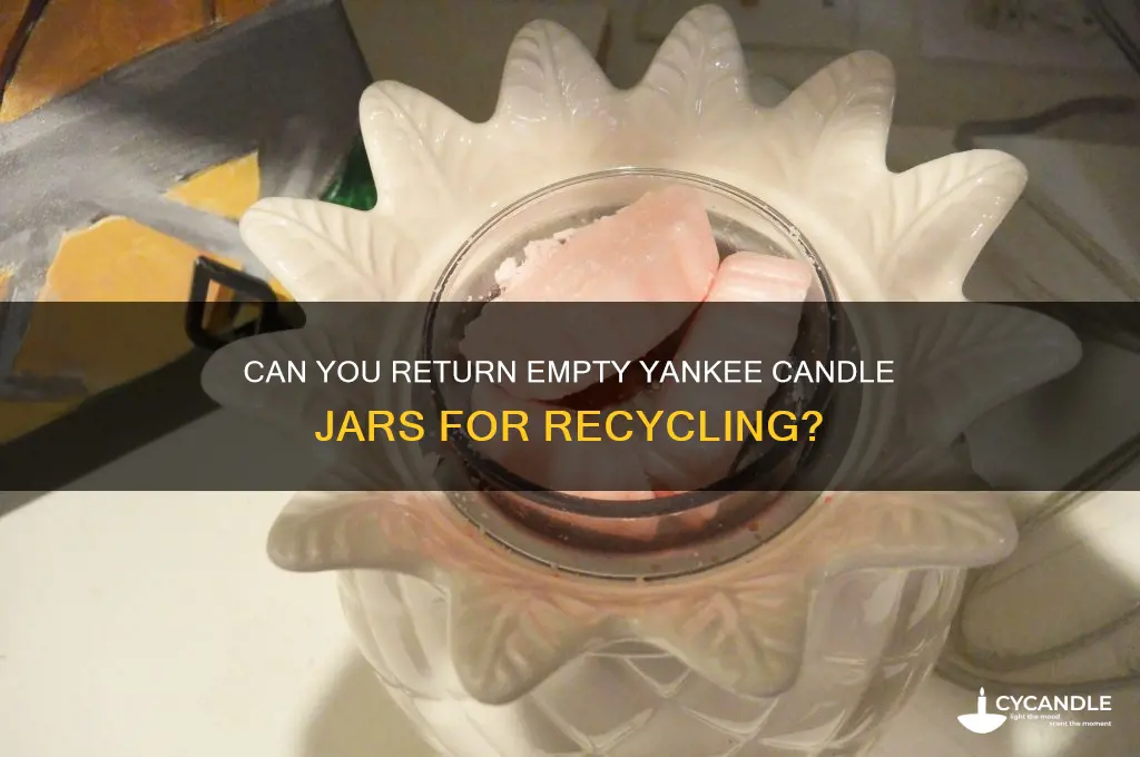 does yankee candle accept empty jars