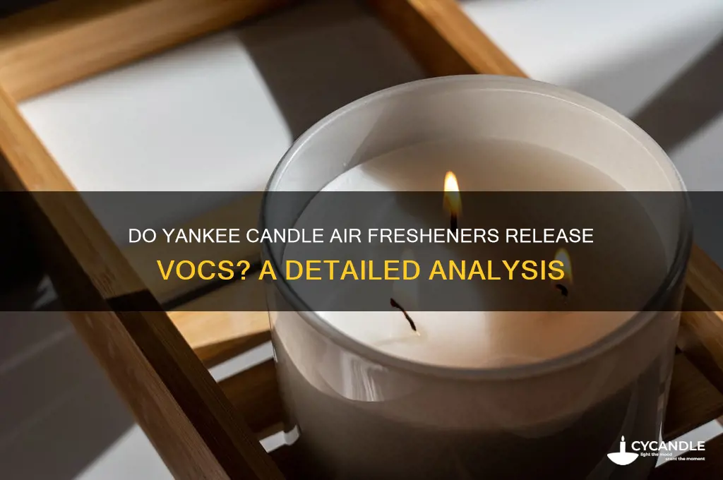 does yankee candle air fresheners contain voc