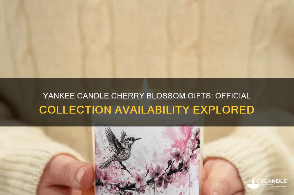 does yankee candle carry official cherry blossom gifts