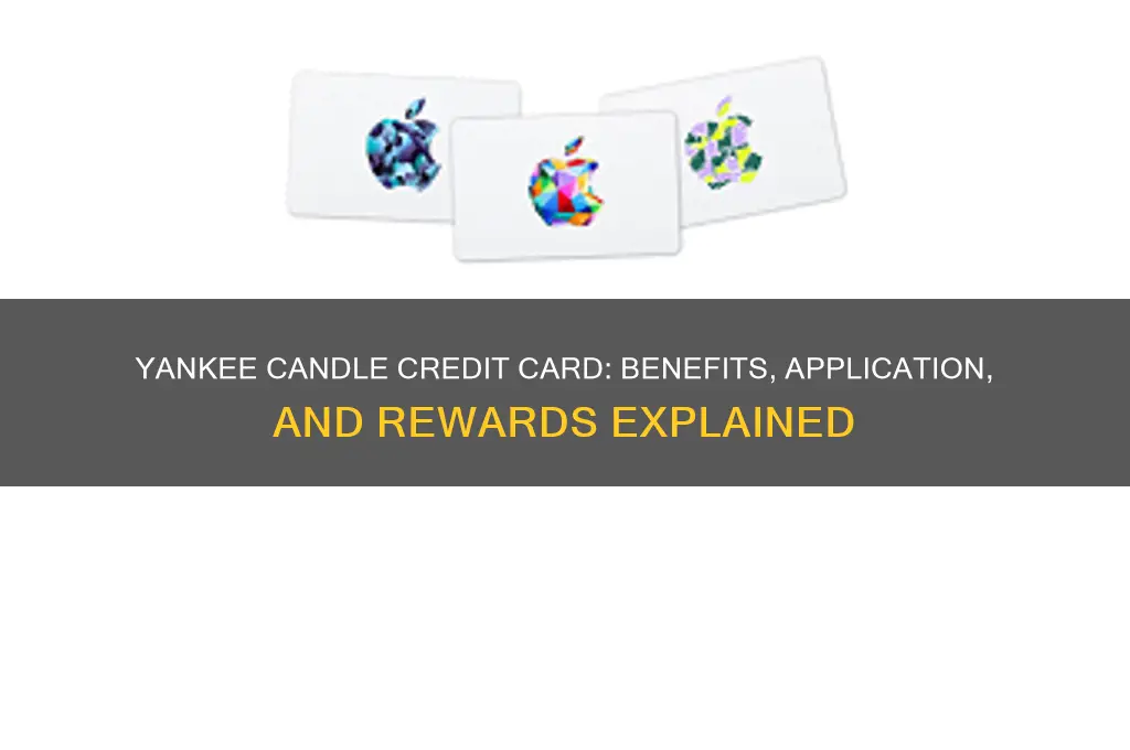 does yankee candle have a credit card