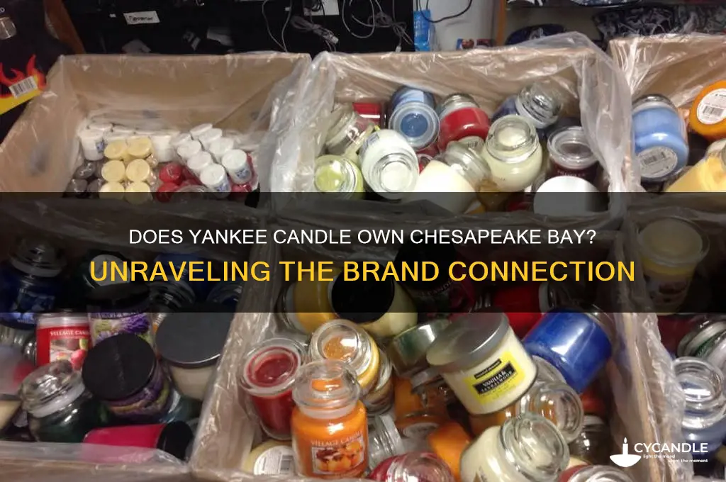 does yankee candle own chesapeake bay