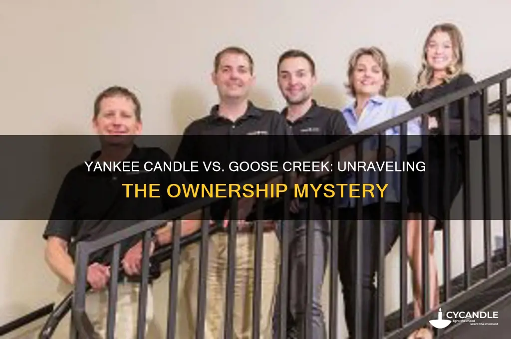 does yankee candle own goose creek