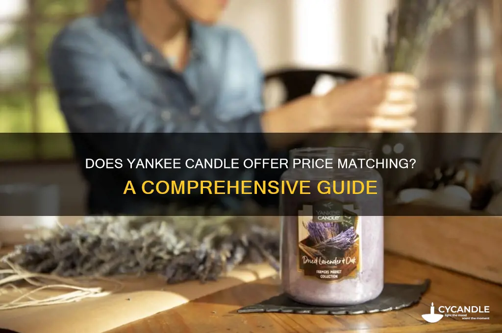 does yankee candle price match