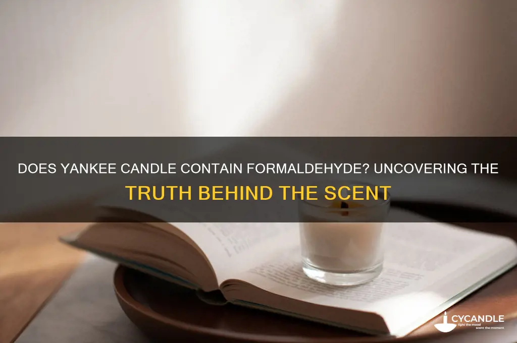 does yankee candle release formalade