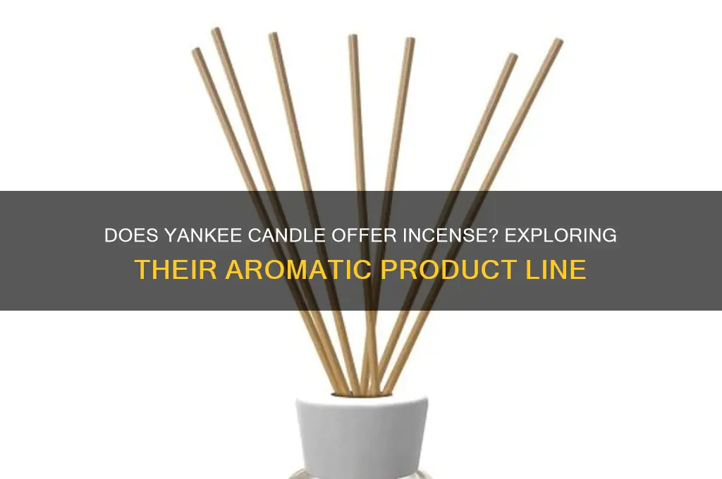 does yankee candle sell incense