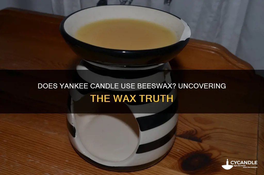 does yankee candle use beeswax