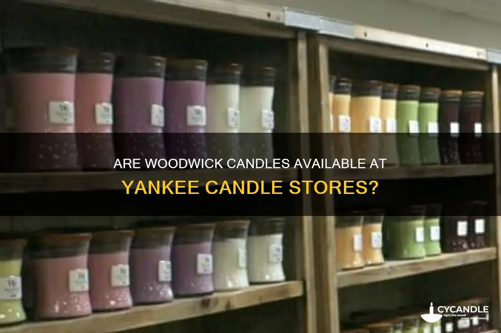 does yankee candles carry woodwick candles
