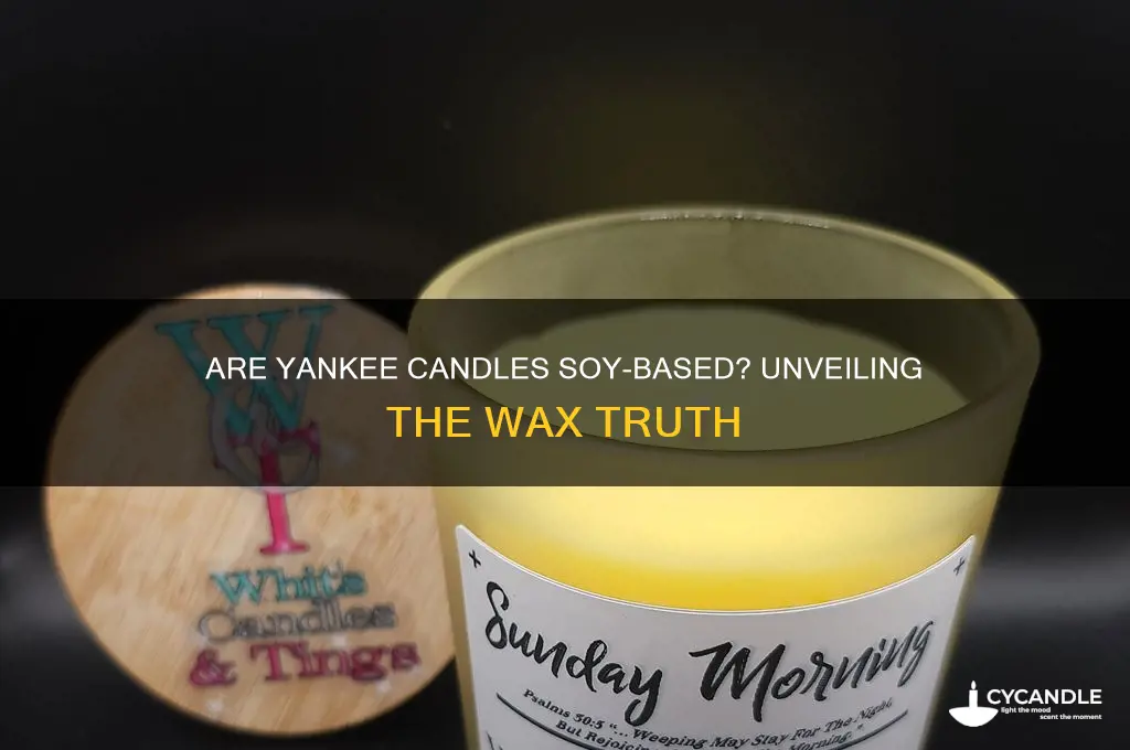 does yankee candles use soy