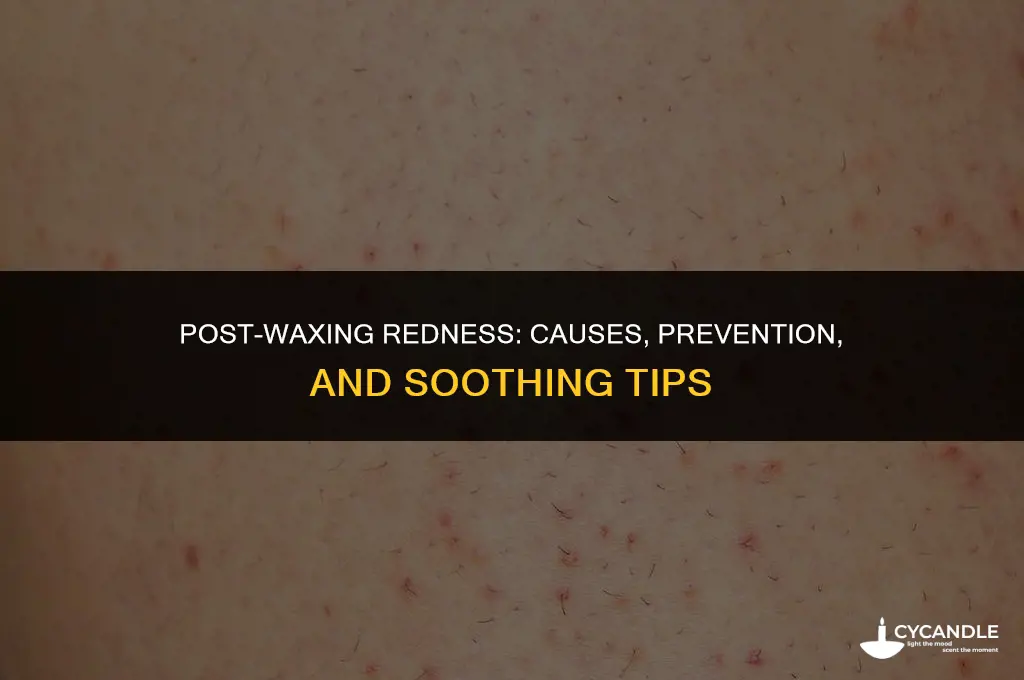 does your skin get red after waxing