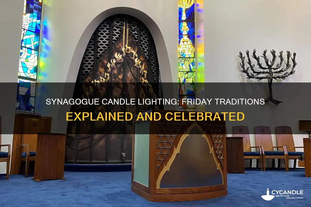 does your synagogue lights candles on friday