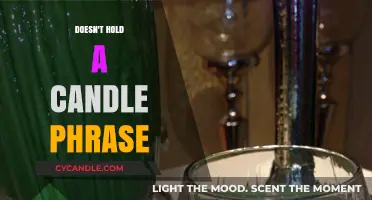 The History of "Doesn't Hold a Candle" Idiom