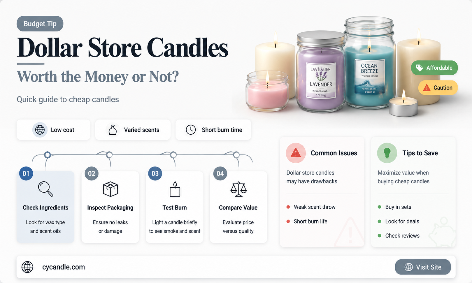 are dollar store candles worth it