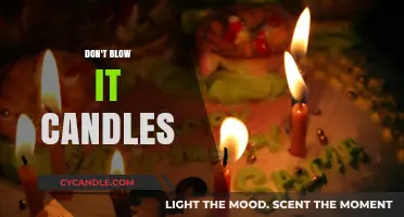 A Brighter, Safer Birthday: Don't Blow It Candles