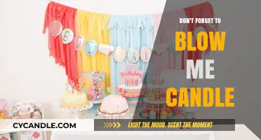 Blow Me Candle: A Reminder to Remember