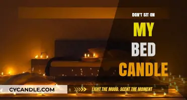 The Warmth of Comfort: Don't Sit on My Bed Candle