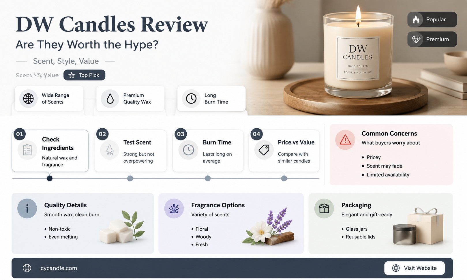 are dw candles good