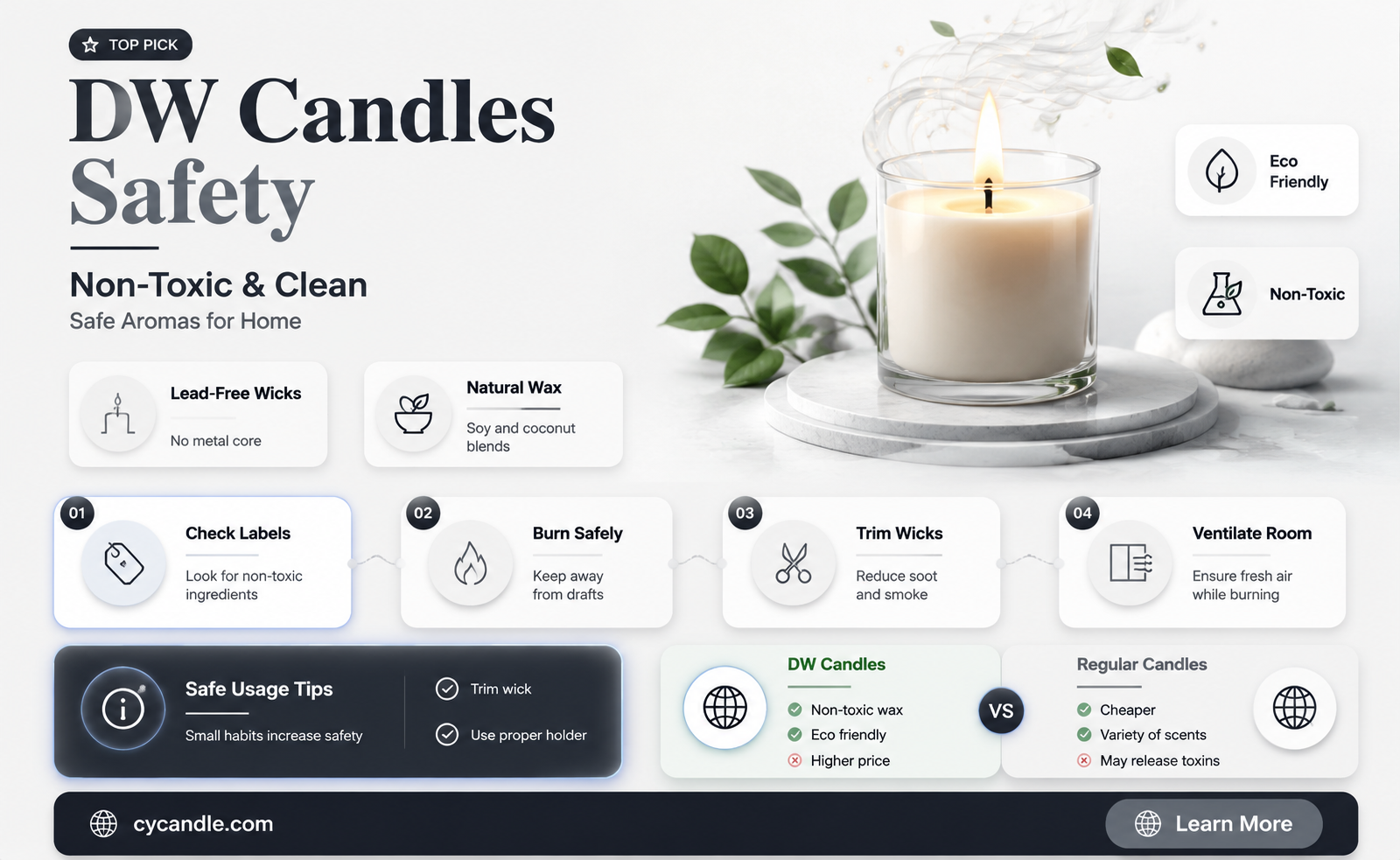 are dw candles non toxic