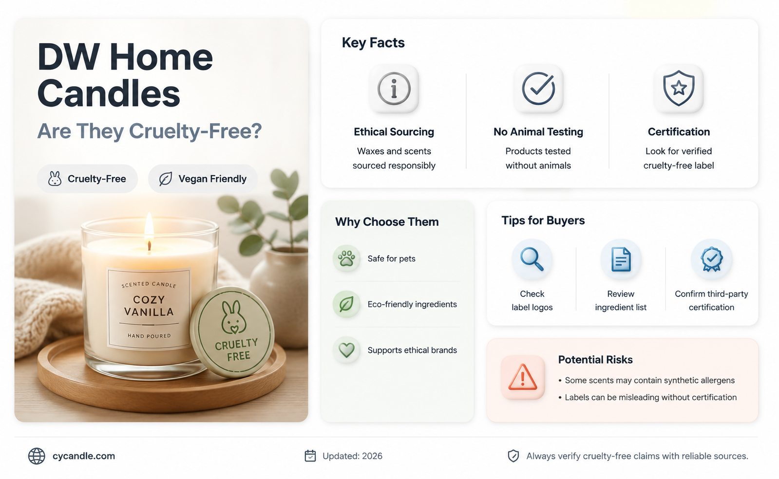 are dw home candles cruelty free