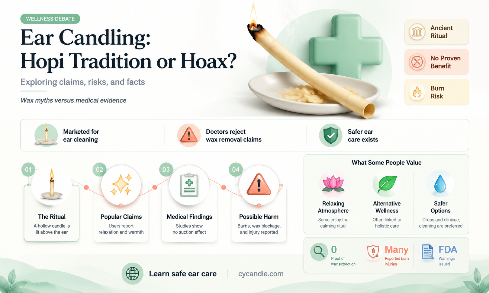 are hopi ear candles effective