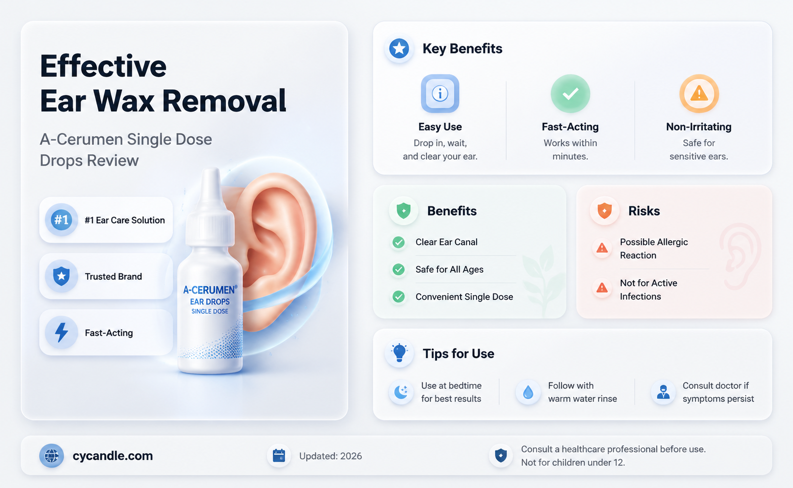 a-cerumen ear wax remover single dose drops 10x2ml