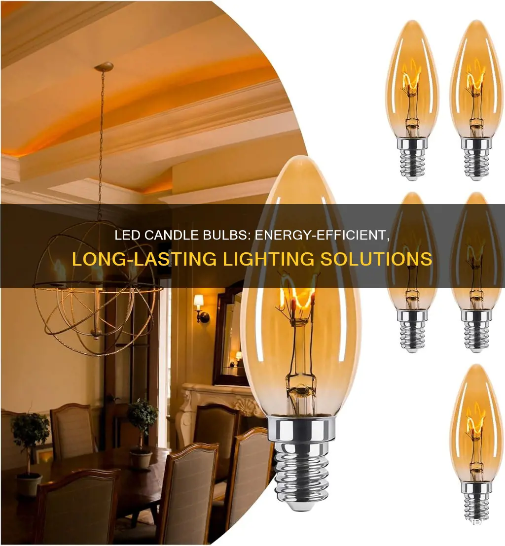 es e27 led candle bulb
