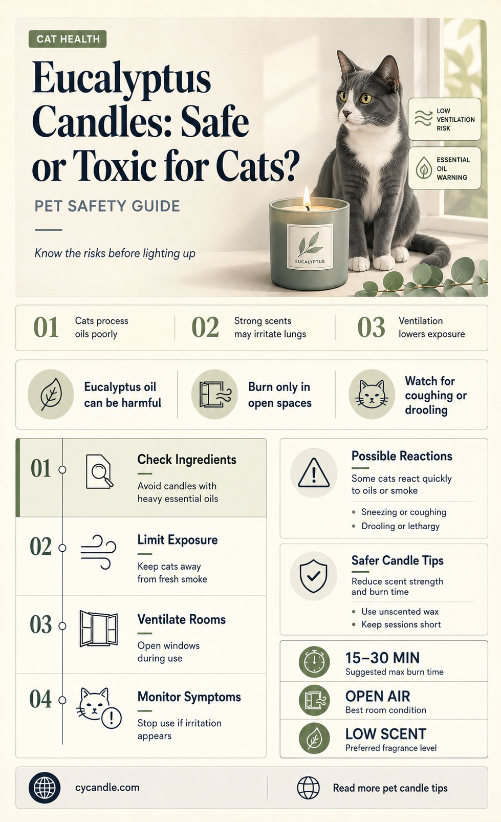 are eucalyptus candles bad for cats