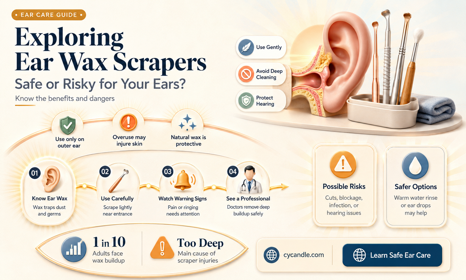 are ear wax scrapers safe
