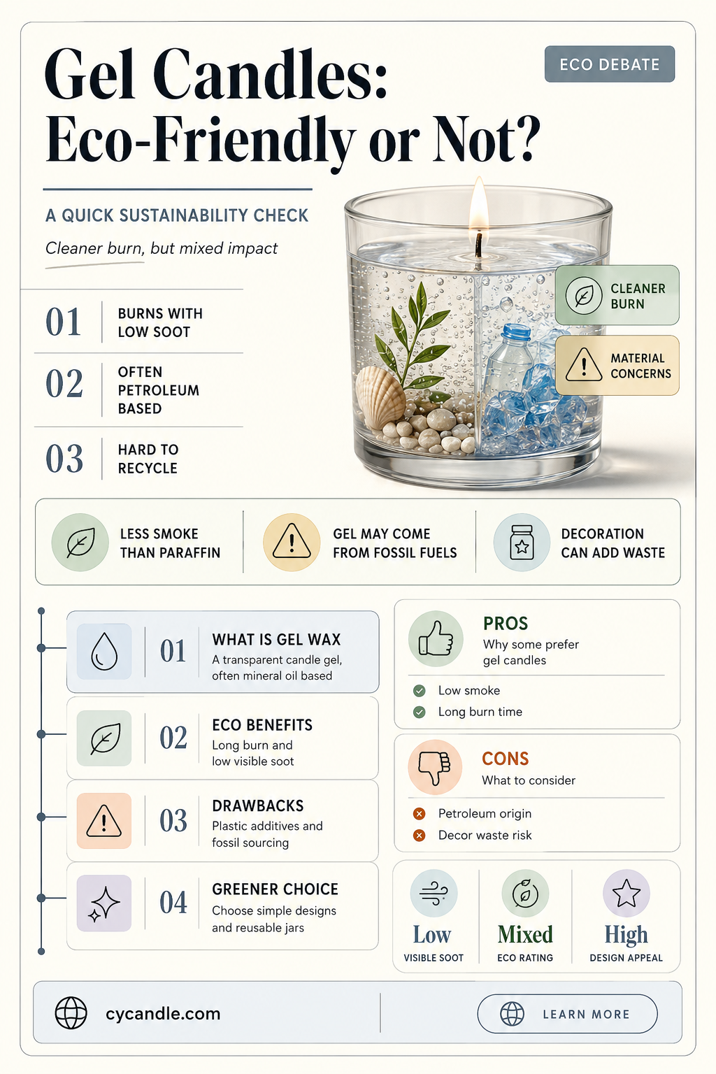 are gel candles eco friendly