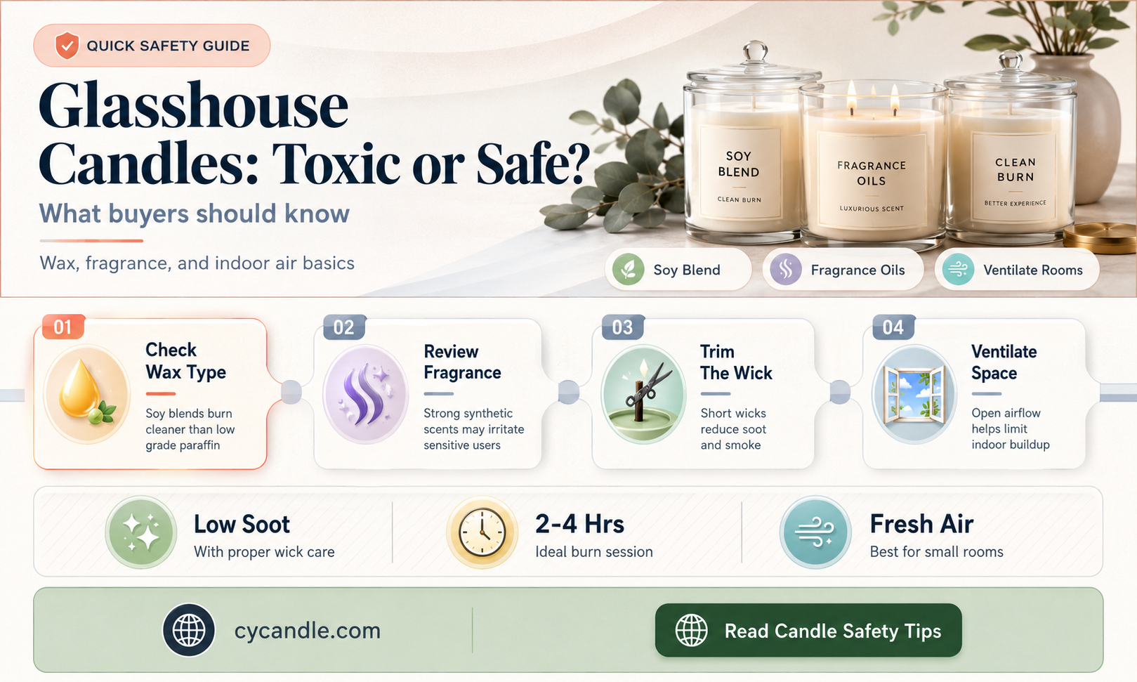 are glasshouse candles toxic