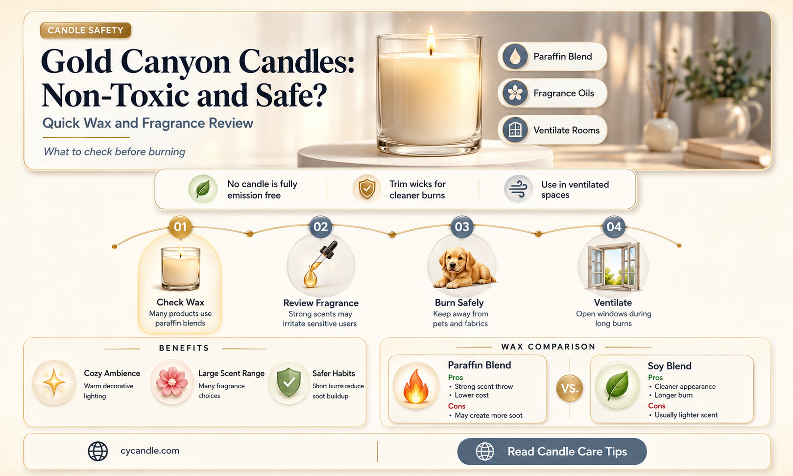 are gold canyon candles non toxic