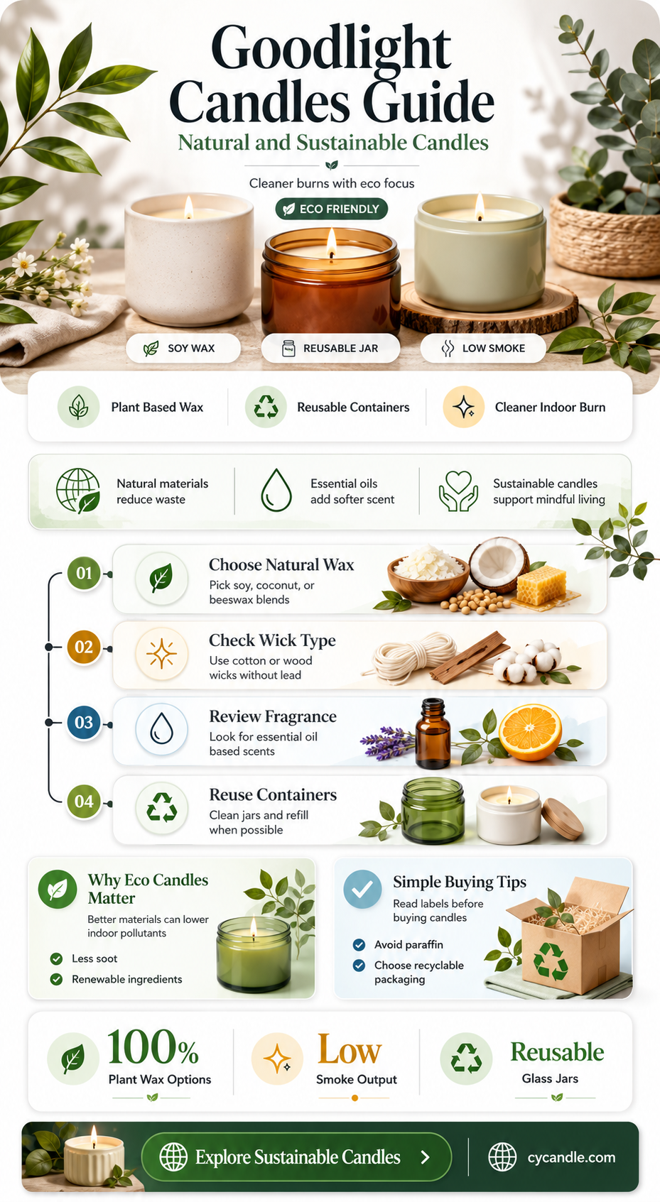 are goodlight natural candles ecologically sound