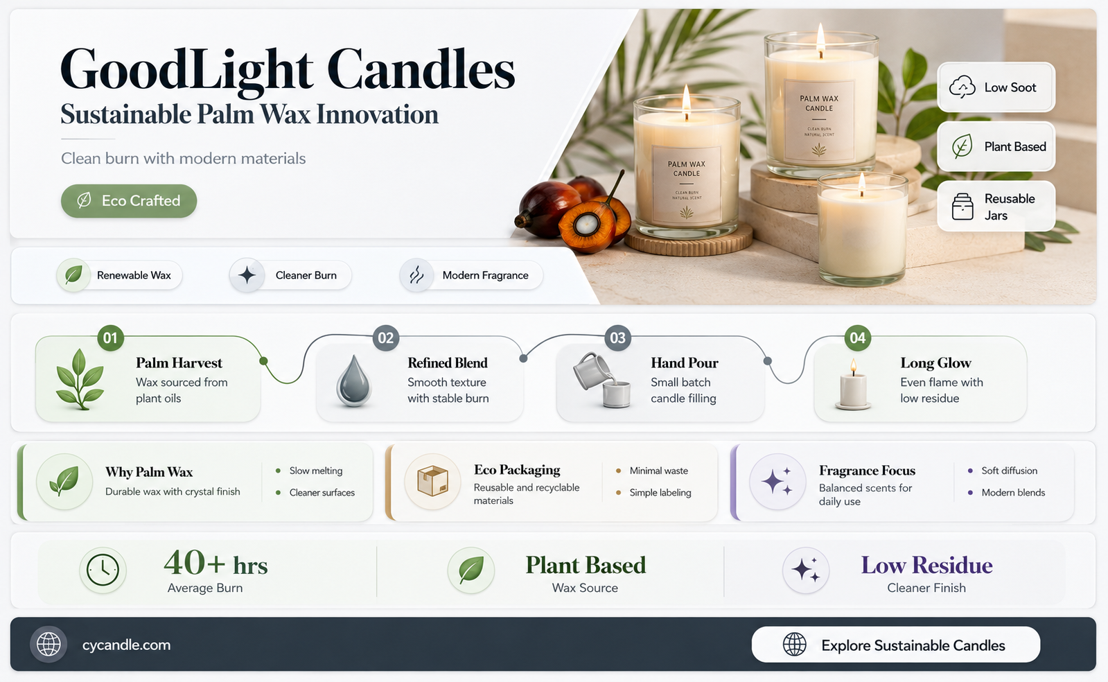 are goodlights candles from renewable palm