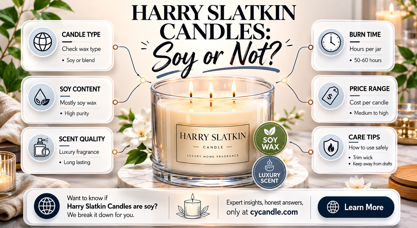 are harry slatkin candles soy